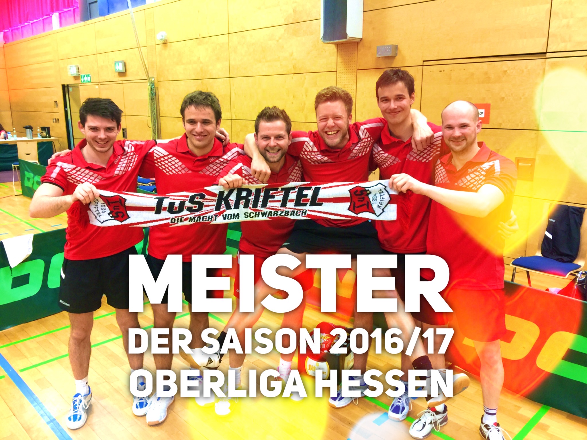 Größter Erfolg der Vereinsgeschichte: Die 1. Herren wird Meister der Oberliga Hessen und steigt in die Regionalliga auf!
