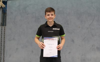 Alan Hadzikaric wird 8. bei Hessischer Rangliste der B-Schüler