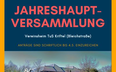 Jahreshauptversammlung 2023 bringt Änderung an der Abteilungsspitze