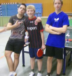 Vereinsmeisterschaften Jugend/Schüler: Patrik Jüngling, Max Brejak und Marc Lorenz sichern sich die Titel