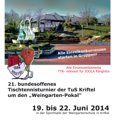 21. bundesoffenes Weingarten-Pokal Turnier 2014